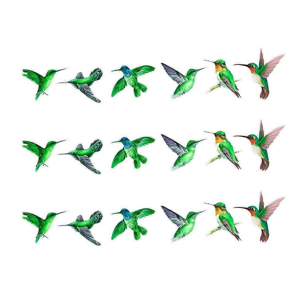 1 Set Bird Collision Window Stickers, Removable Static Decals for Home and Office Decoration, Chic Design to Prevent Bird Strikes