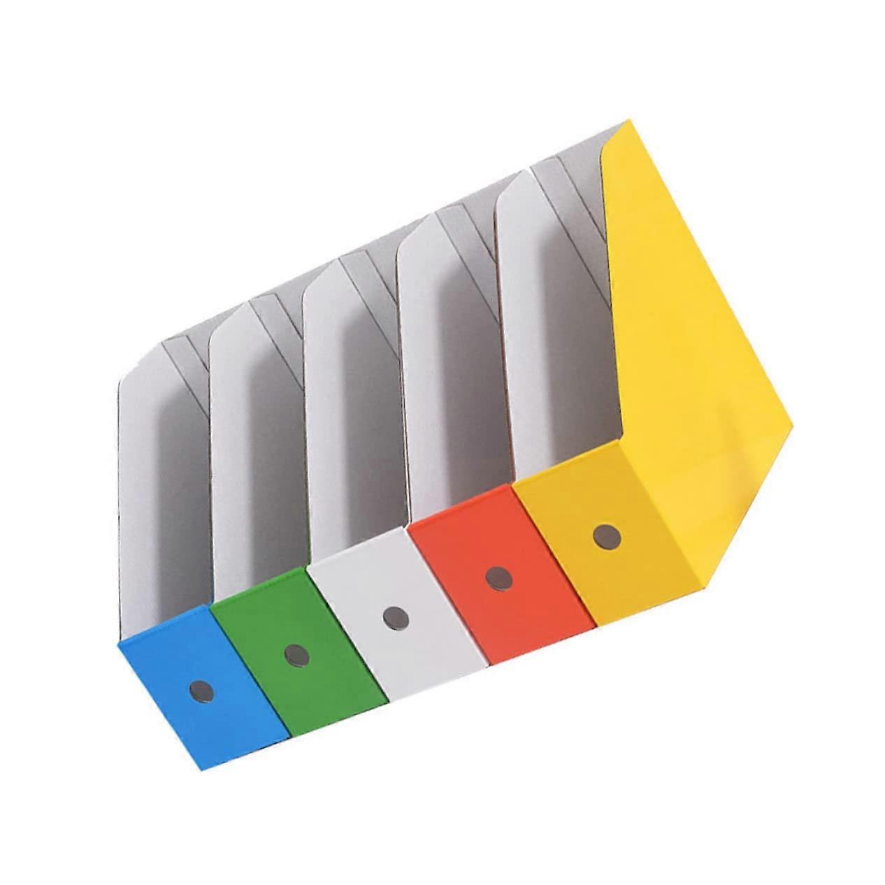 1Satz Classified Desk Storage Rack Colorful Document Organizer for Students and Office Practical File Holder for Books and Magazines