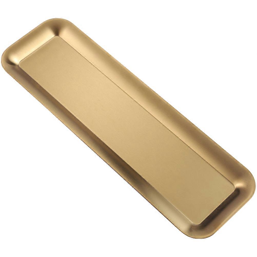 Stainless Steel Rectangular Sushi Serving Tray for Food Storage and Display – Gold Finish, Easy to Clean, Ideal for Restaurants, Parties, and Home Use