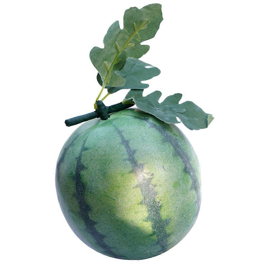 Artificial Watermelon Decor Faux Watermelon Model Home Use Store Display Red Foam 1Pack
