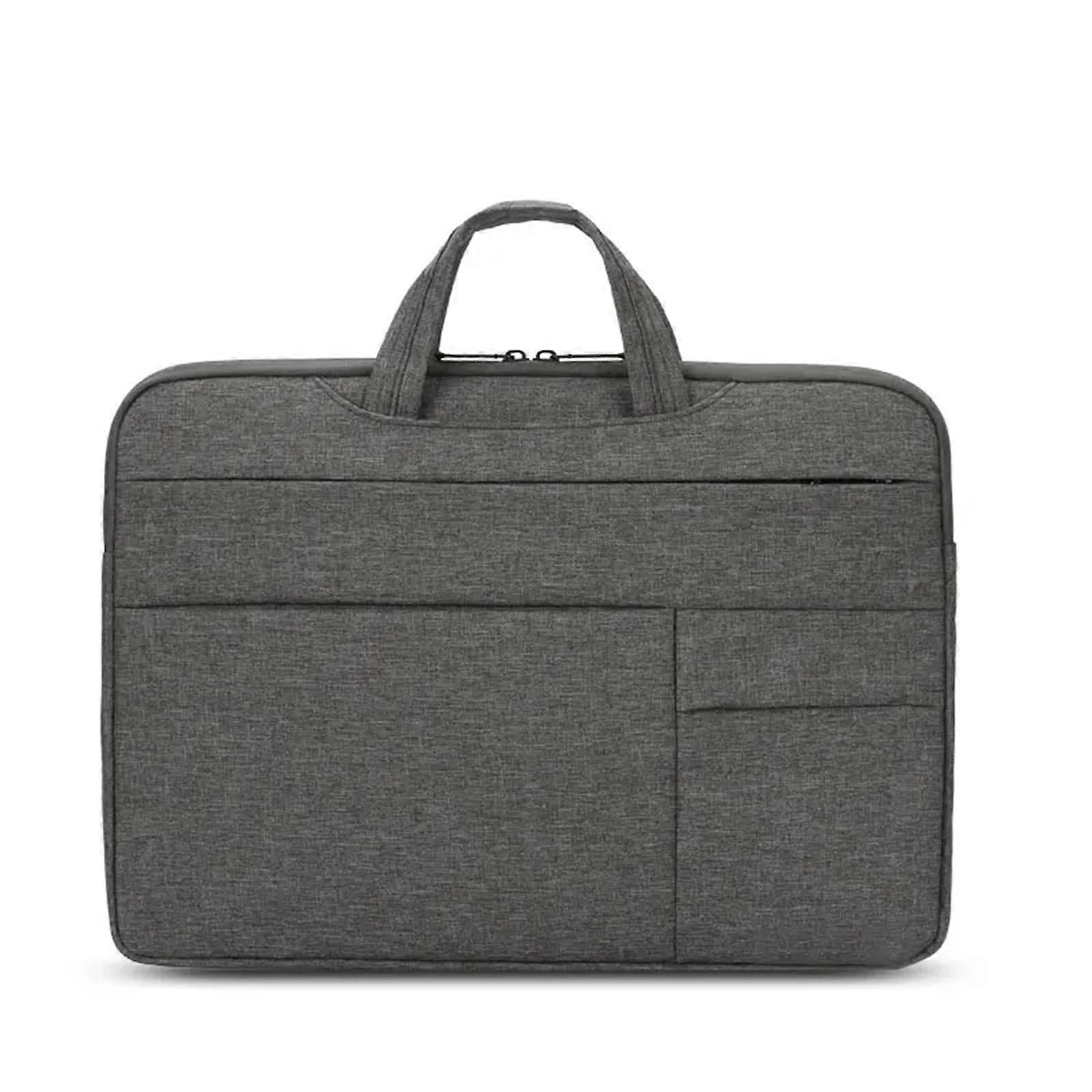 Laptop Bag For 13 14 15 15.6 Inch Unisex Dark Grey Handbag Case Briefcase Notebook Accessory