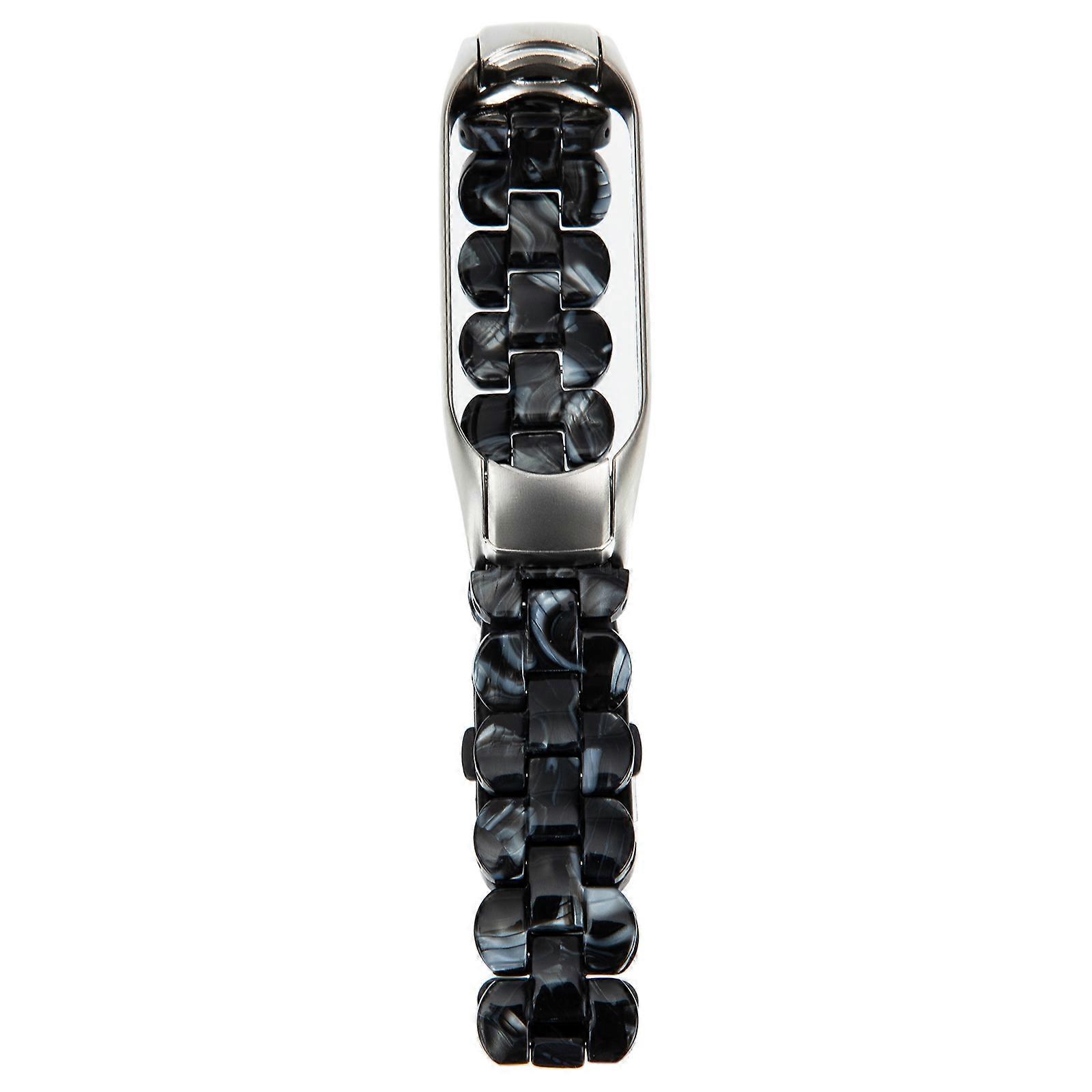 It sounds like you're describing a product listing for a **resin watch strap**. Here's a polished and professional version of that description that
