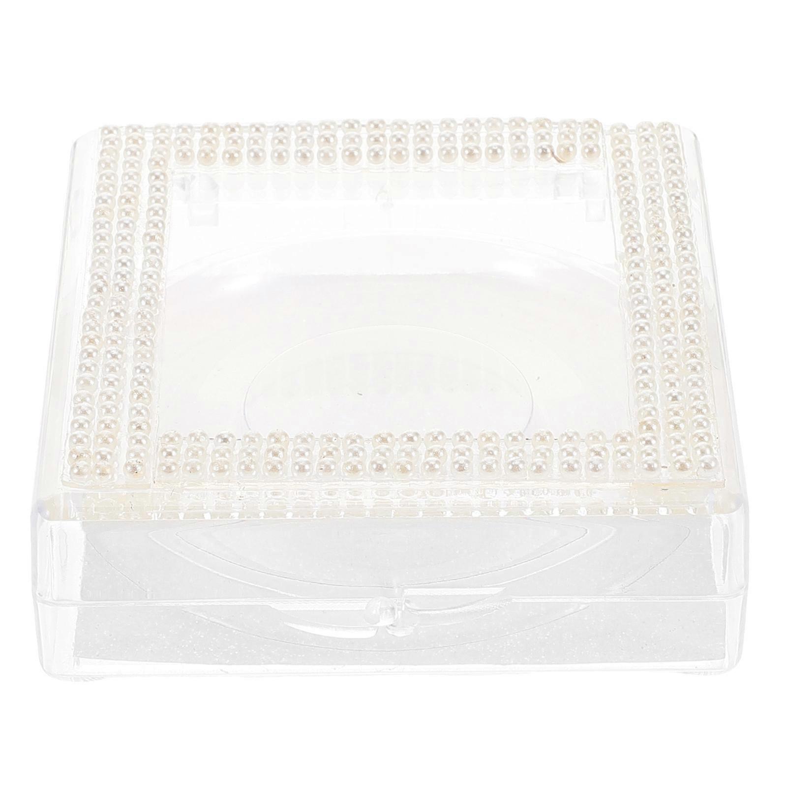 Portable Clear Eyelash Case Lightweight Plastic Storage Organizer for False Lashes Travel Friendly Compact Lash Holder for Easy Access and Multi Use