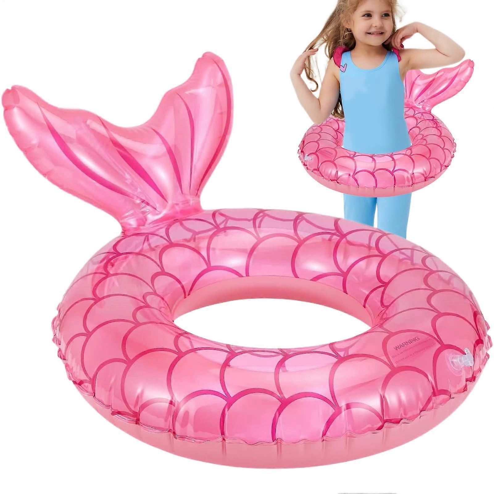 Swimmer for – Safe Swimming Ring – Swimming Aid for Kids with Inflatable Donut for Beach and Summer Water Games Pink