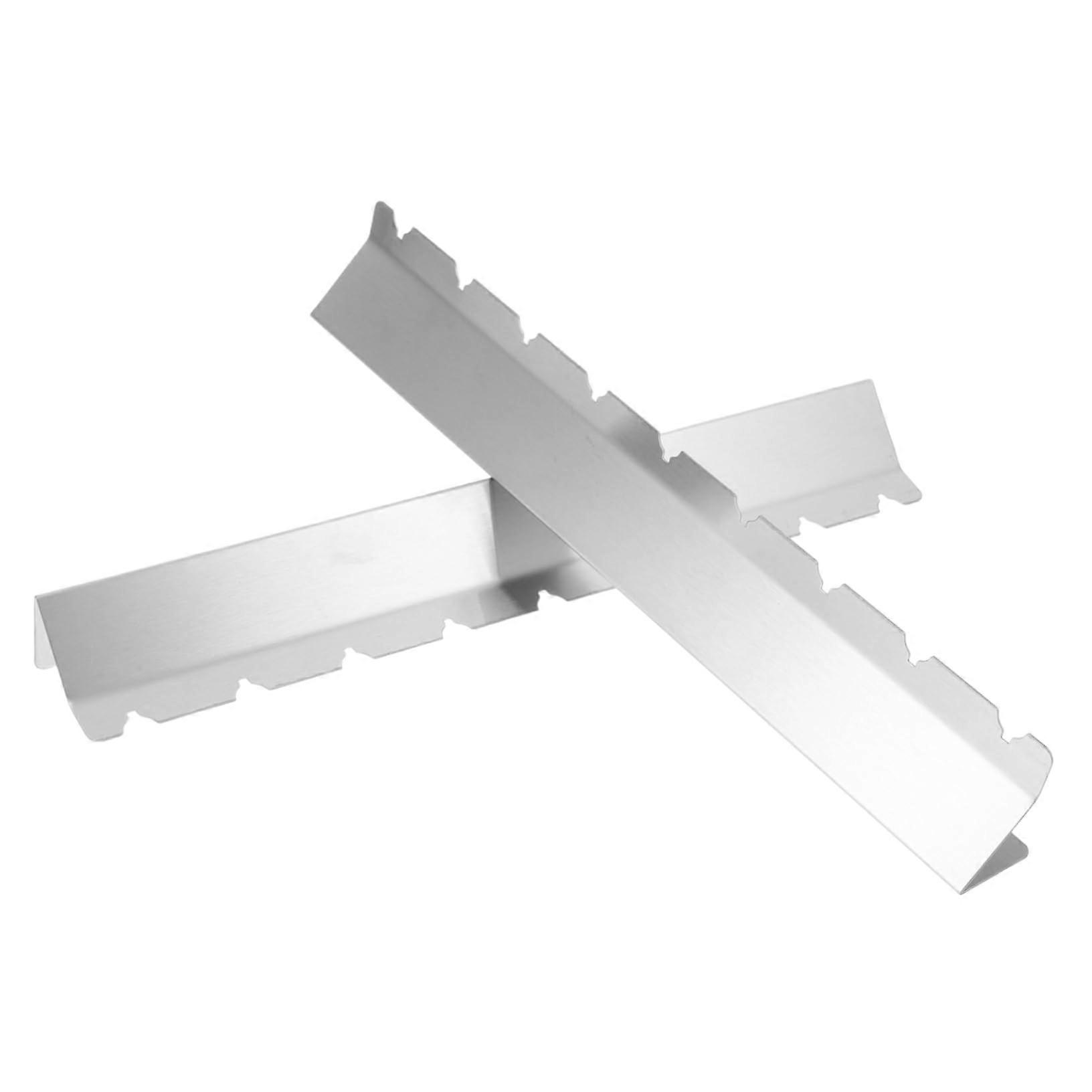 Grill Skewer Holder - 1 Pair Stainless Steel Vertical Stand for Meat Skewers, Compatible with Grill Accessories and Fryers
