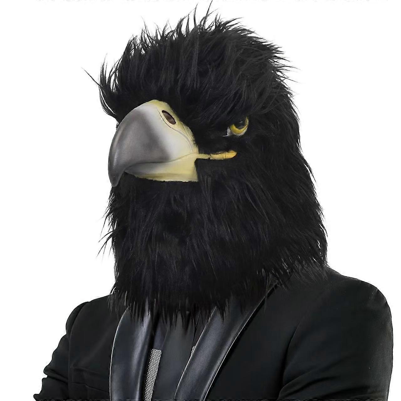 Plush Eagle Latex Party Mask