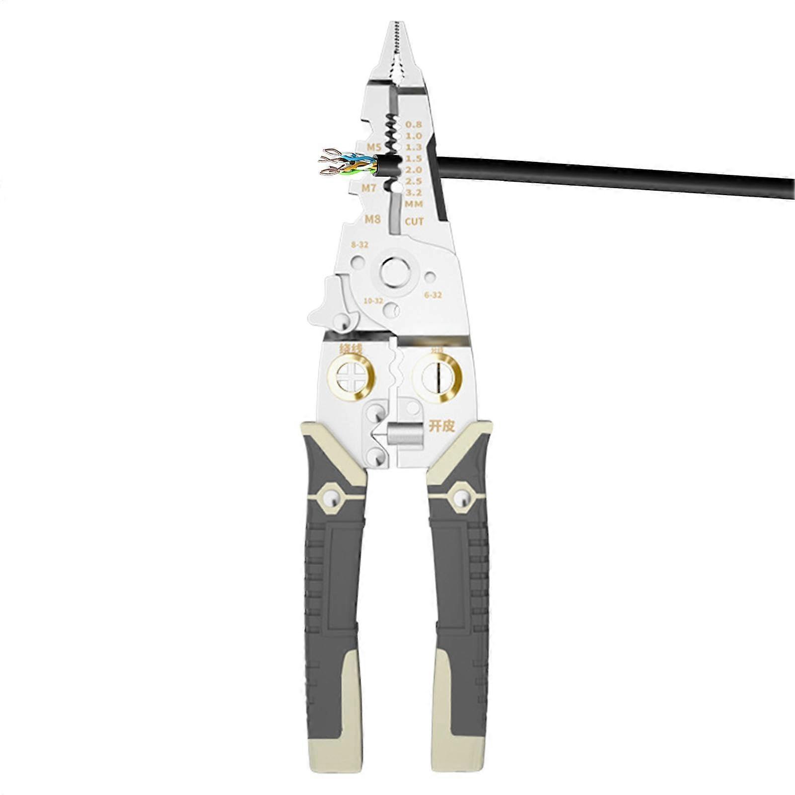 21in1 wire stripper for stripping, cutting, crimping