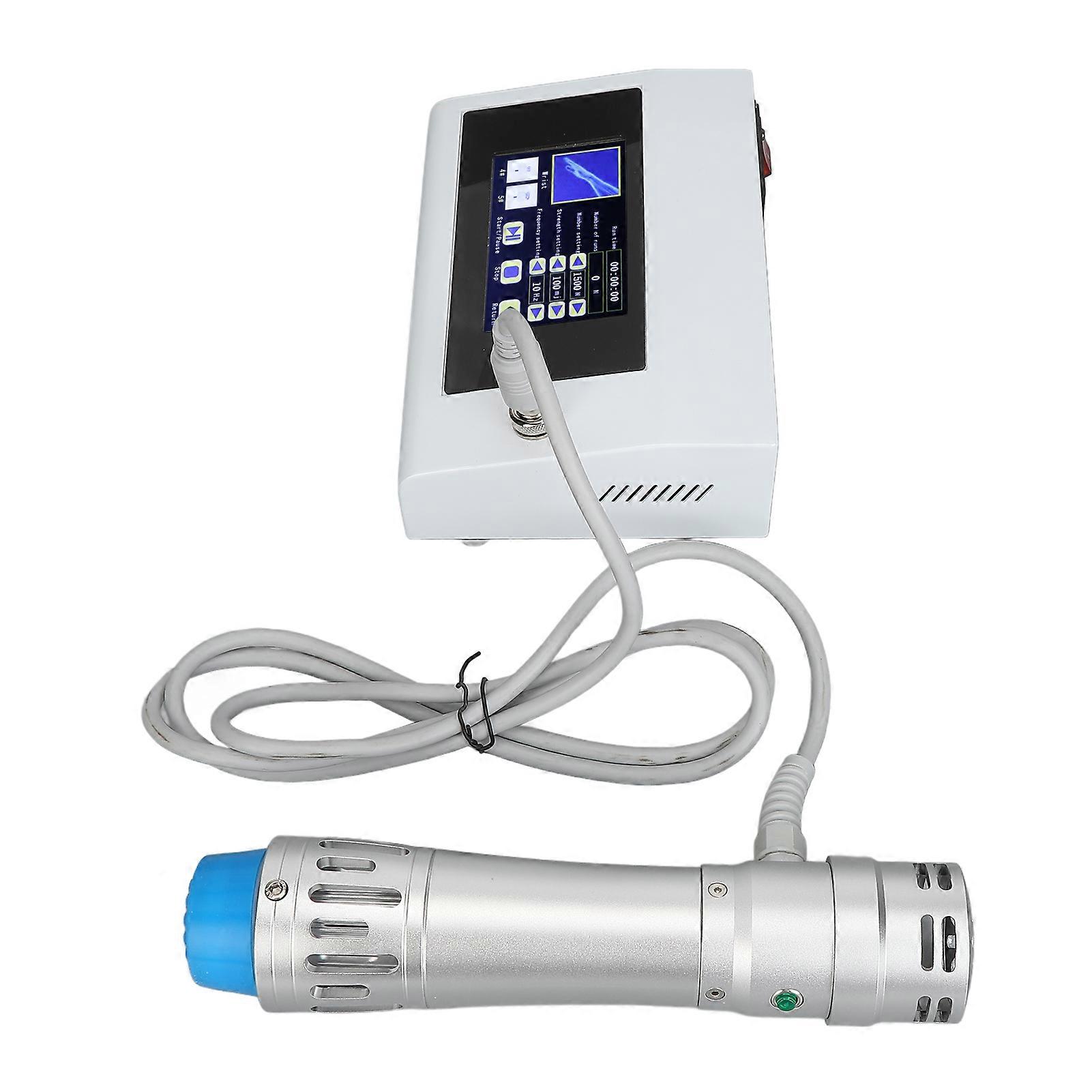 ED Shockwave Massager Multifunctional Silver Handle Portable Extracorporeal Shockwave Device for Erectile Dysfunction 110‑