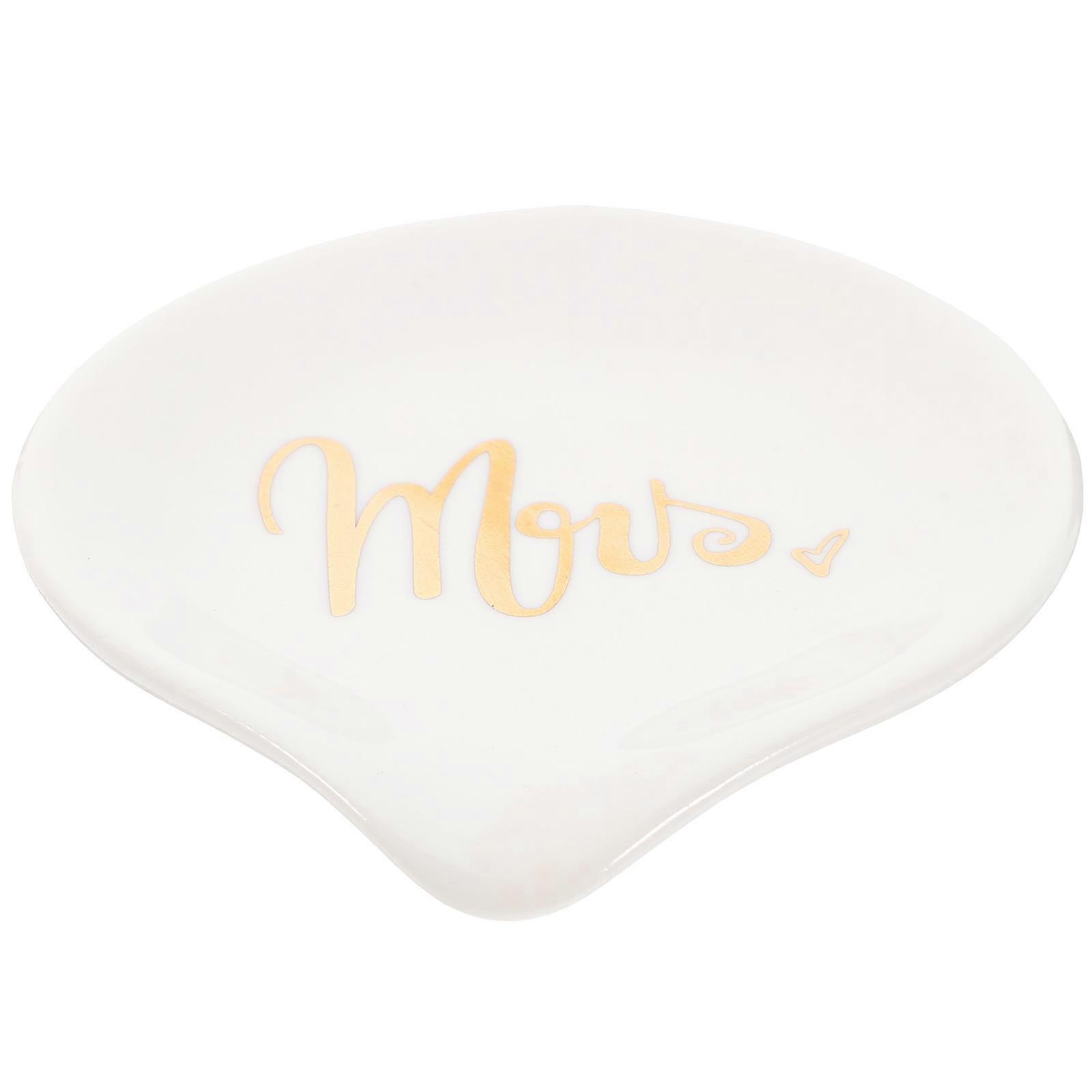 Reusable Spoon Holder Ceramic Coffee Spoon Rest Heat Resistant Multi-functional Kitchen Utensil Organizer 8.90X8.00X1.20CM 1Pack