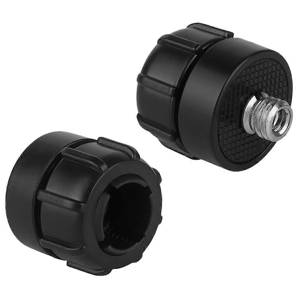 3/8inch screw on 17mm ball head mounting base adapter for camera tripod and mount, color: black