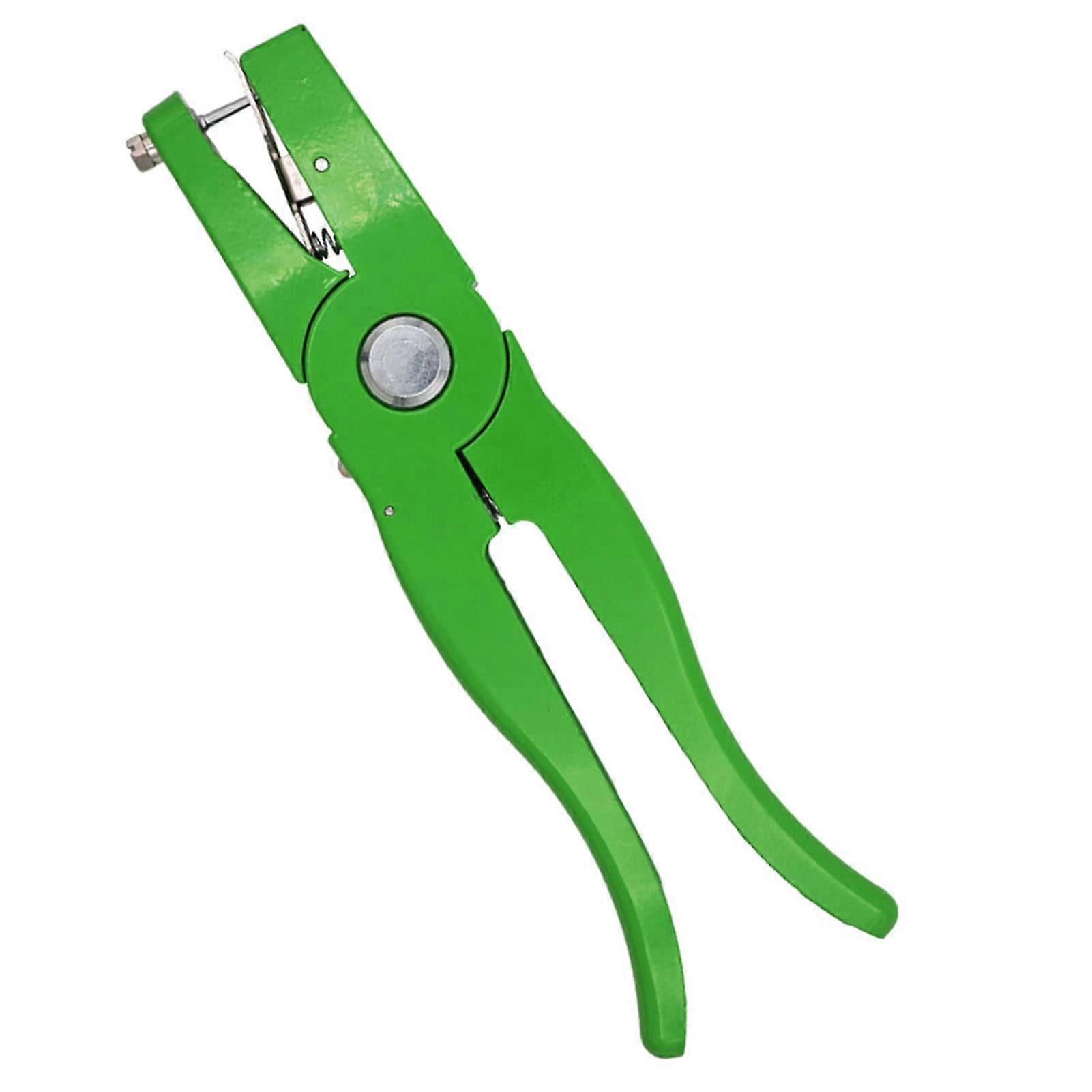 Ear tag applicator, ear tag punch, corrosion resistant, lightweight, robust, comfortable grip, long service life for pigs.