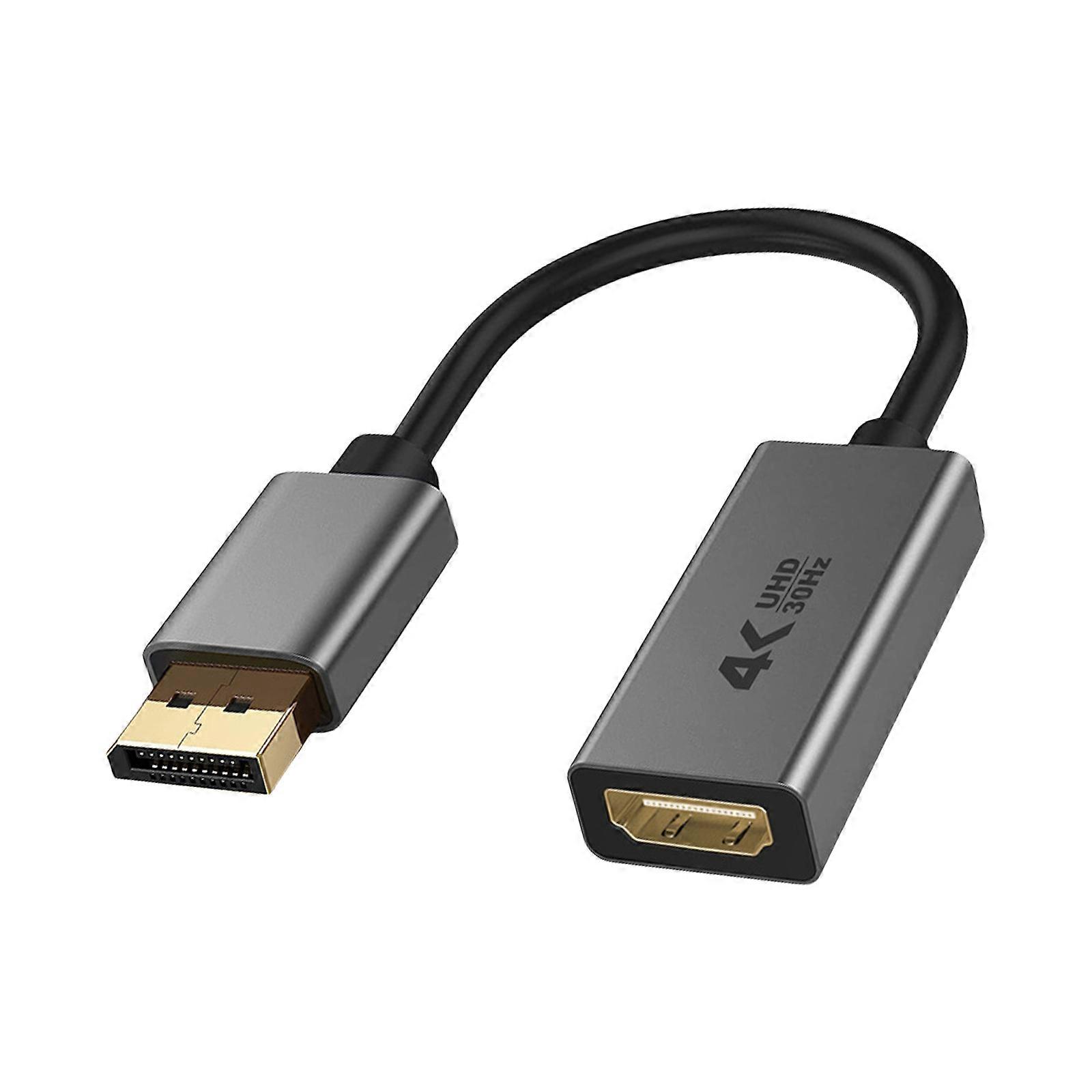 Compactly Mini DP To Hdmis Converters Gold Plate Interfaces 4K60Hz For Homes Theater Office Presentations Display Multicolor