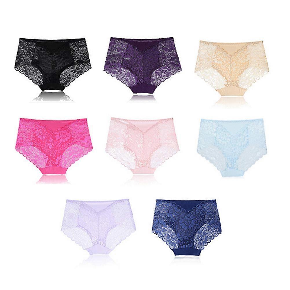 Exotic For Full Middle Waist Triangle Panty for Lady Size XXL Black 1Set