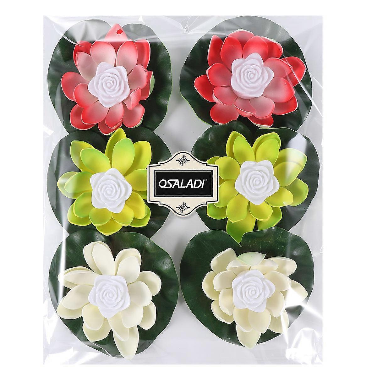 Romantic Lotus Shaped Water Floating Light with Beautiful Design for Party Decoration Assorted Color