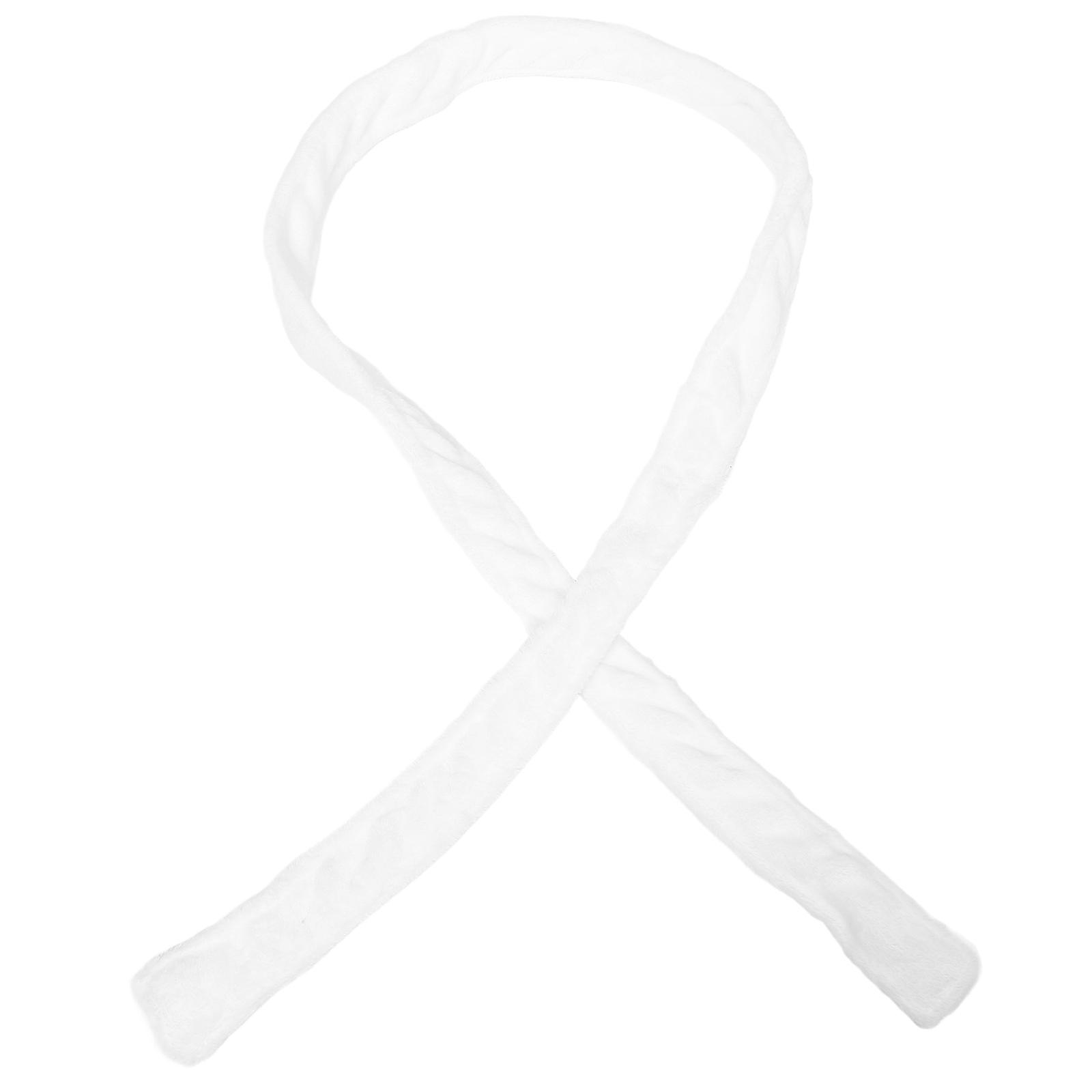 Hotel Quality Bathrobe Belt Made from Soft Cloth White Color Adjustable for Shower Use One Size Fits All