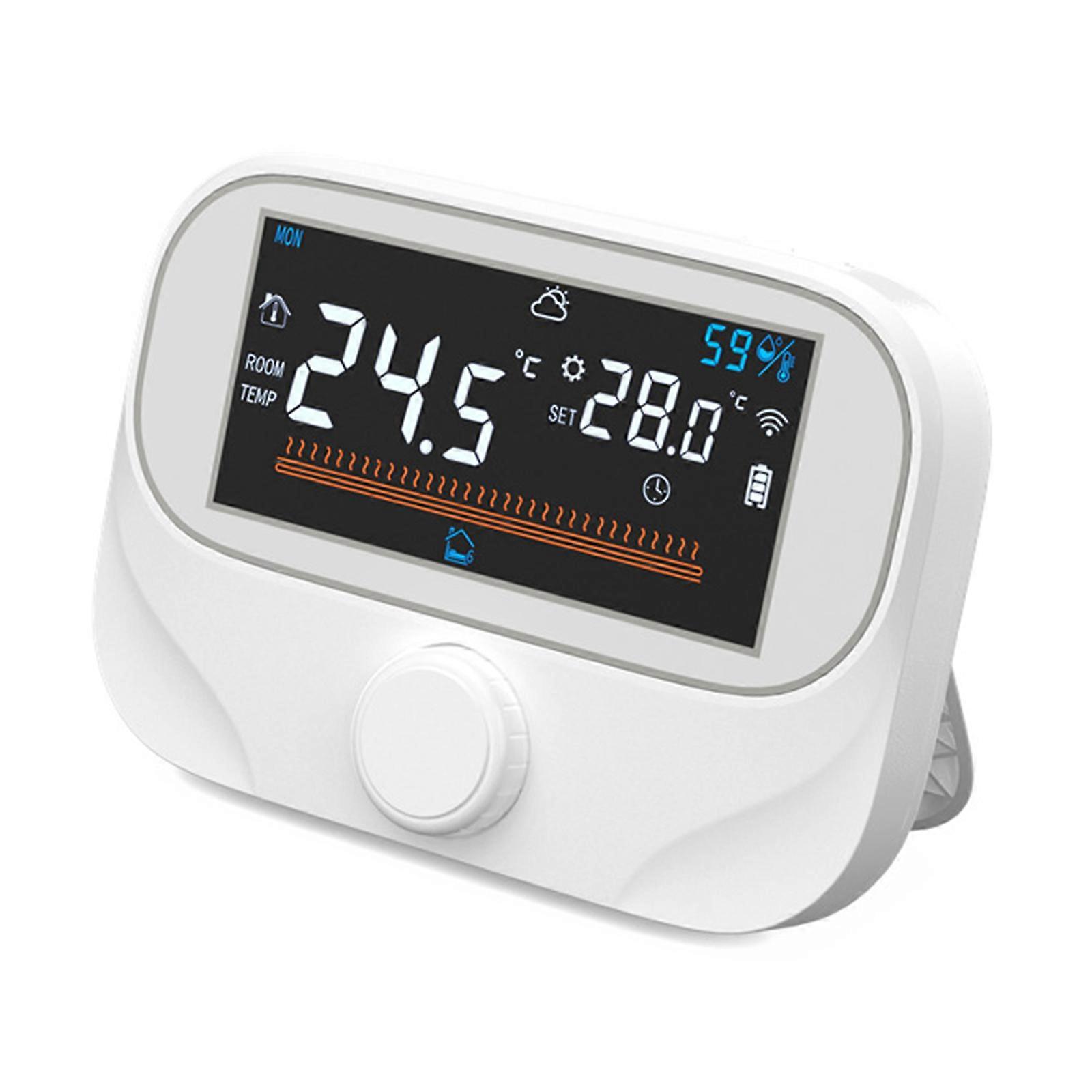 Home Heating Thermostat Wireless Operate Energy Efficient Wireless Thermostat Residential Temperature Regulation Multicolor