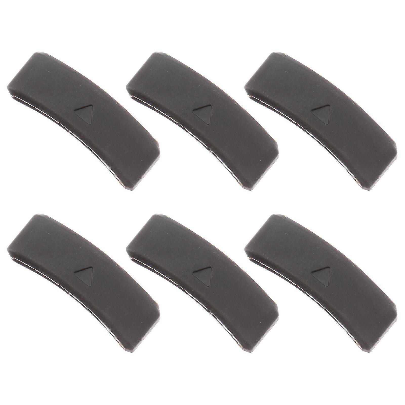 Watch Band Fastener Rings Silicone Retainer for Watchbands 6Pcs