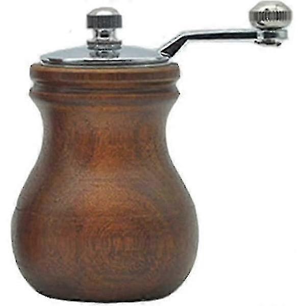 Hand-Driven Mill and Pepper Mill in Solid Wood, Compatible, Restored, Upgraded and Adjustable Thickness