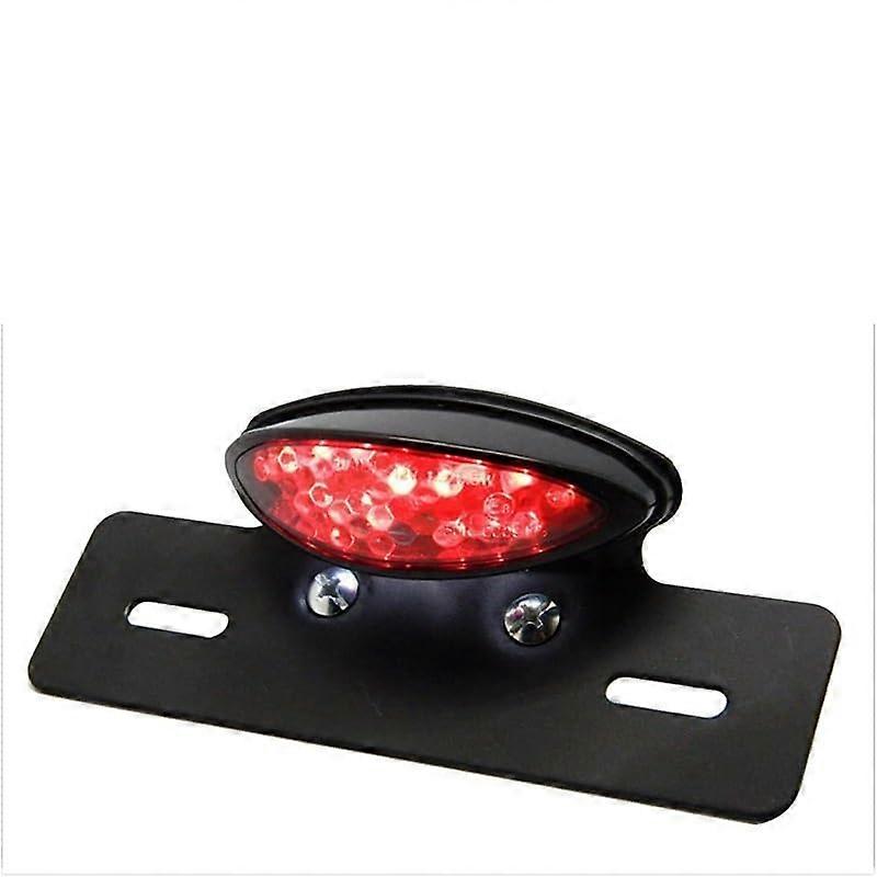 Motorcycle Tail Light LED Tail Light Motorcycle Lighting System Smoke Color Universal Fits Various Models