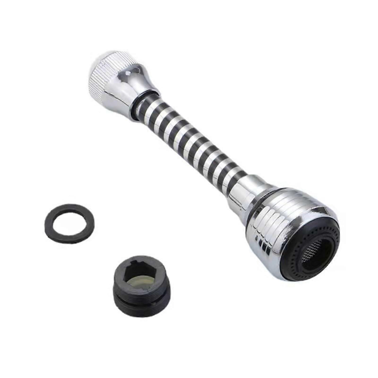 Faucet extension with 2 modes, 360 swivel, nozzle adapter, watersaving, kitchen, bathroom