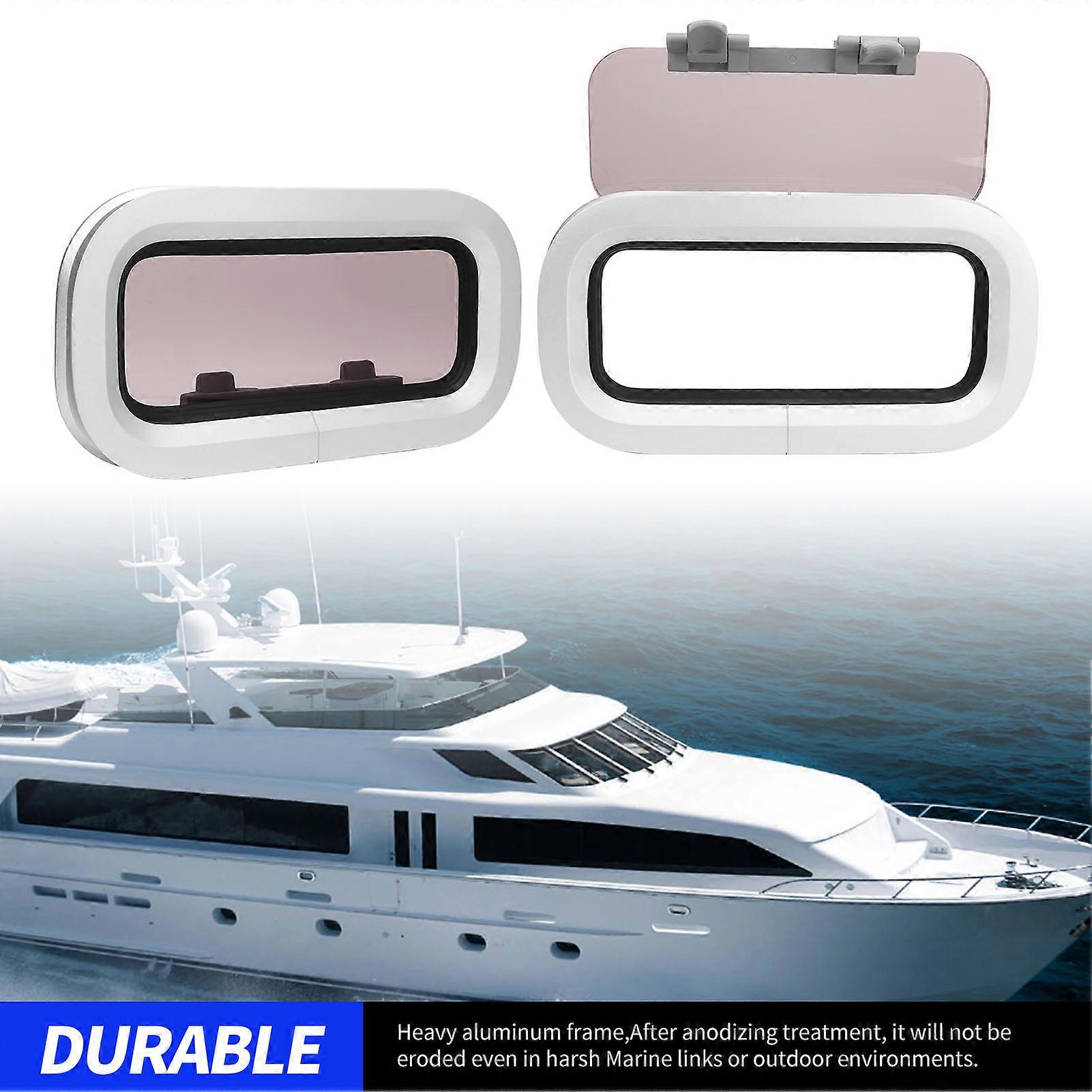 游艇舷窗 303 x 156mm 抗氧化抗紫外线船内开舷窗,用于房车