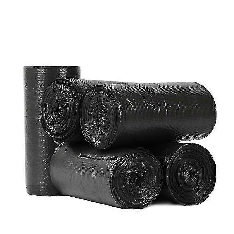 high-quality domestic garbage bags, continuous roll garbage bags,200pcs black