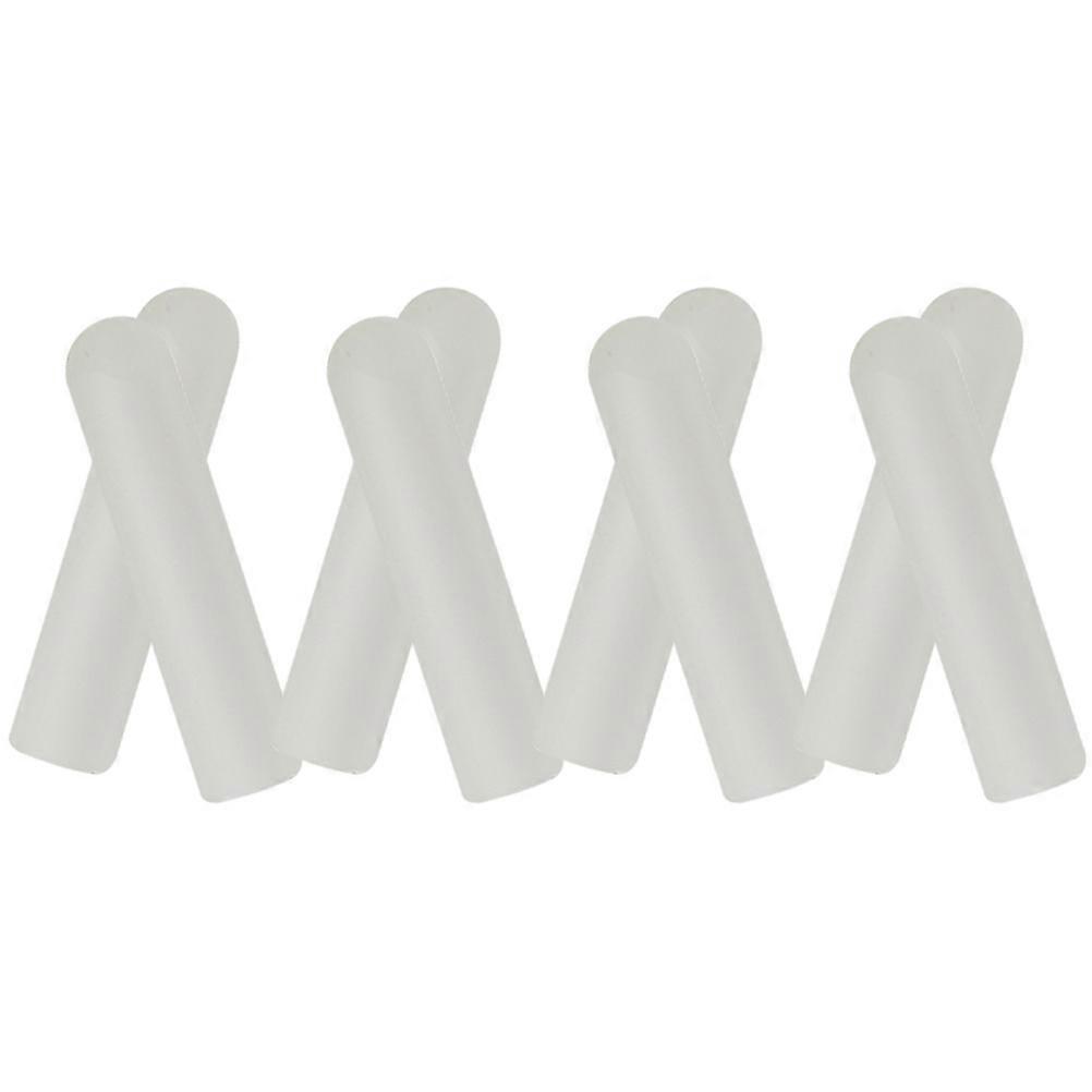 8pcs Decorative Plastic Shoelace Tips for Sneakers & Trainers – Durable, Smooth Texture for DIY Projects & Unique Lace Styling