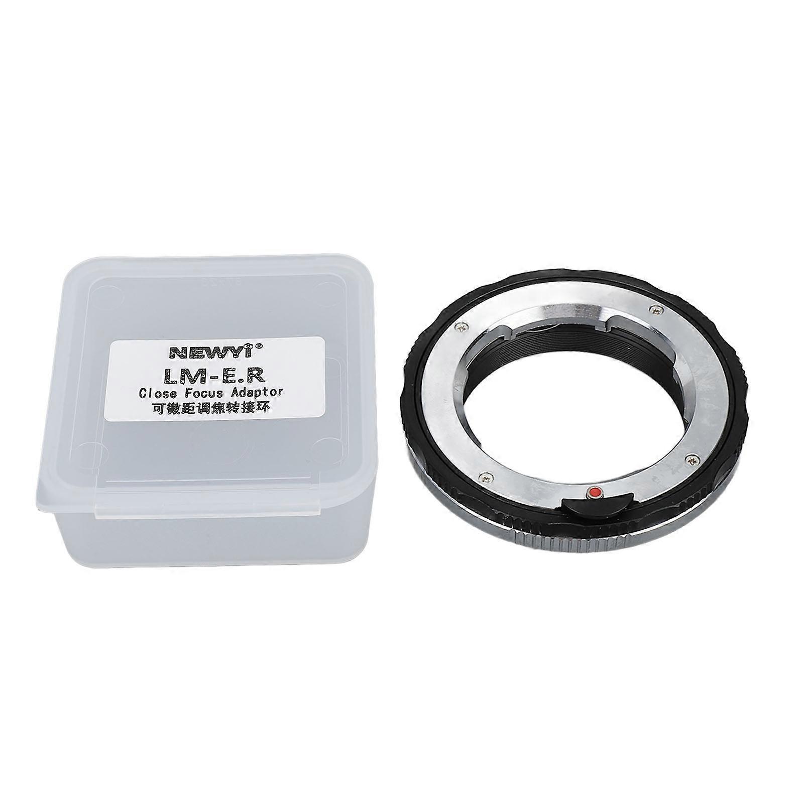 M Mount Lens Adapter for EOSR Aluminum Alloy Macro Focusing Camera Lens Adapter Ring for RP R3 R5 R6 R6II R7 R8 R10 R100