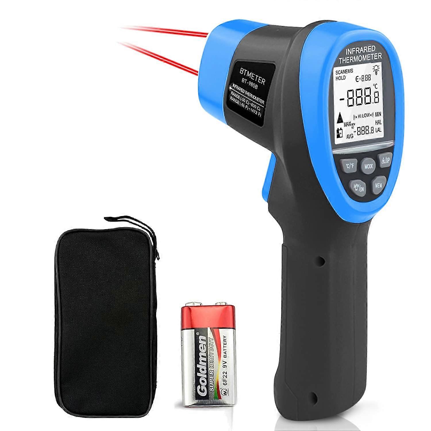 BT-985B Laser Temp Gun Pyrometer, -58 ~ 2480 °F (-50 ~ 1360 °C) Hoch