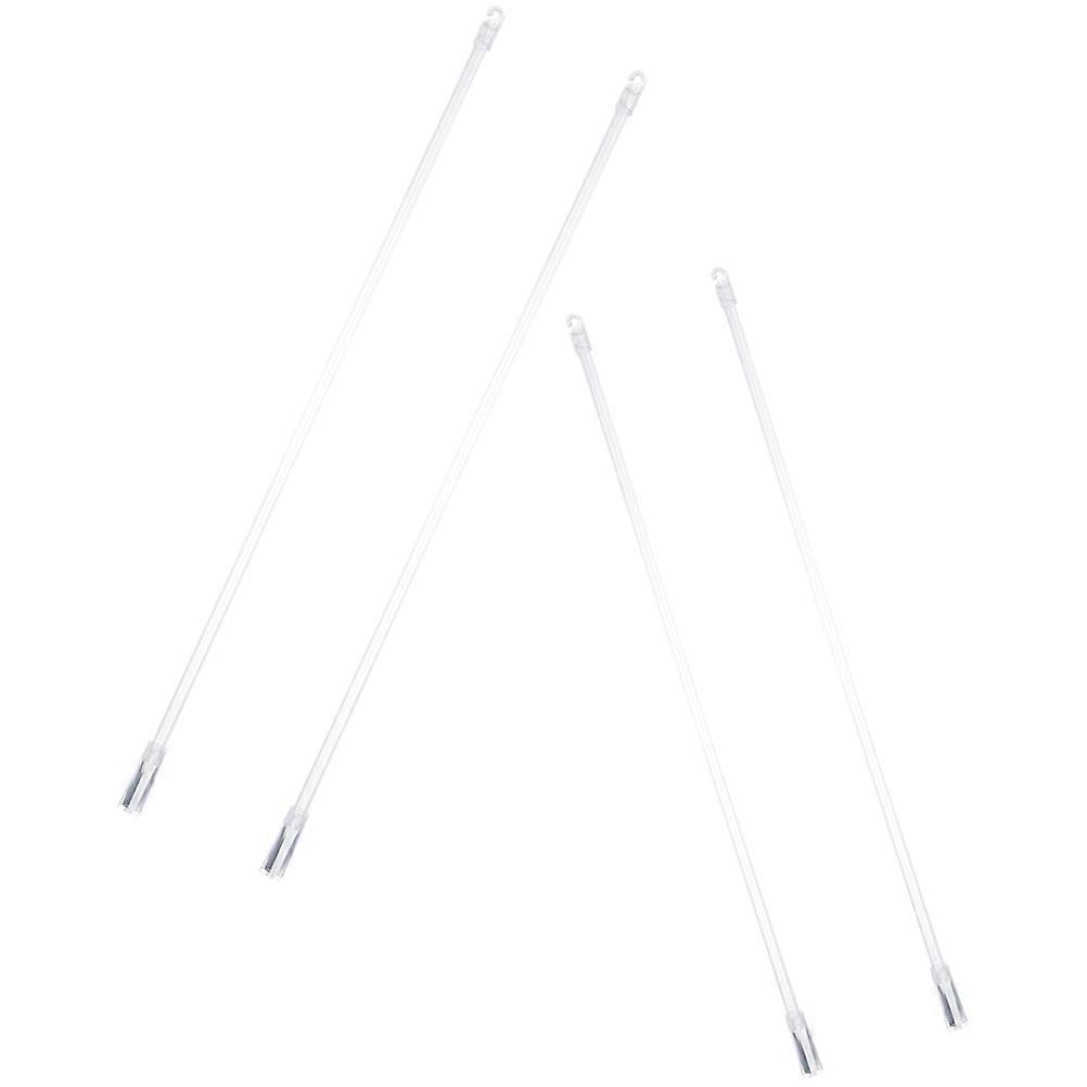 Fiberglass Blind Rod for Home Use Sturdy and Lightweight with Smooth Surface White 4pcs