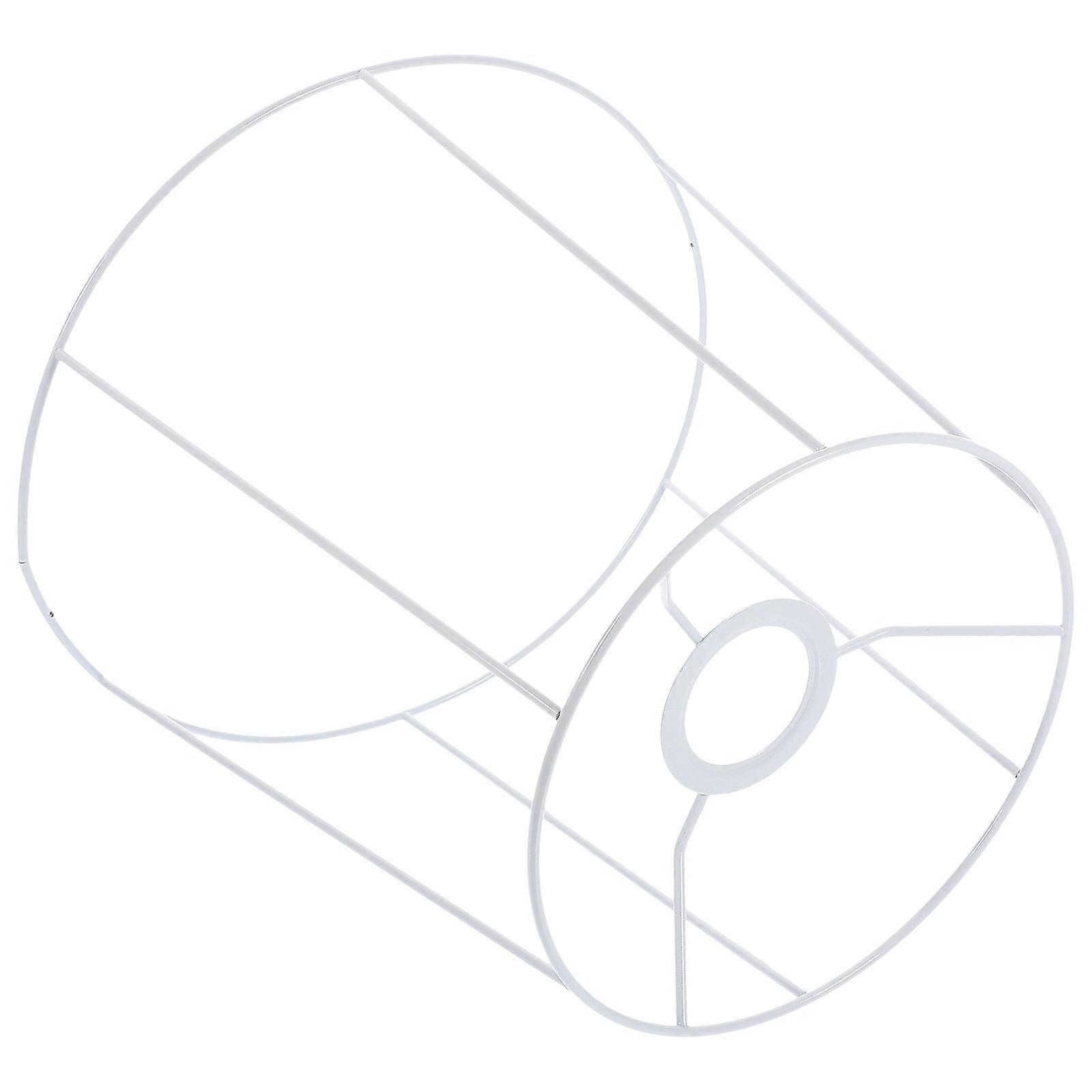 Iron Wire Lampshade Frame For Indoor Lighting Ceiling Light Support Round Shape Durable Materials 1Set