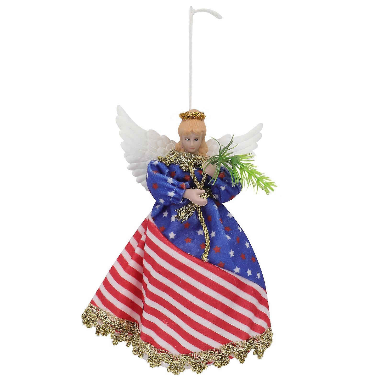 American Independence Day Plush Doll for Decoration with Cloth in Assorted Colors 1pc