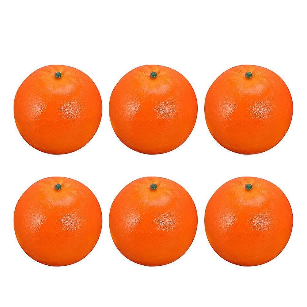 Realistic Fake Fruit Decorative Artificial Fruit Store Display Fruit Shape Light And 6Set