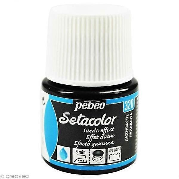 Setacolor Pébéo fabric paint - Opaque Mocha effect - 45 ml Setacolor Mocha Anthracite, for painting your fabrics: - Quantity: 45 ml