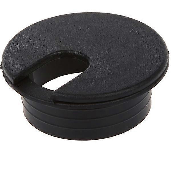 10X 35 mm Cable Grommet Wire Outlet for Table Top Black