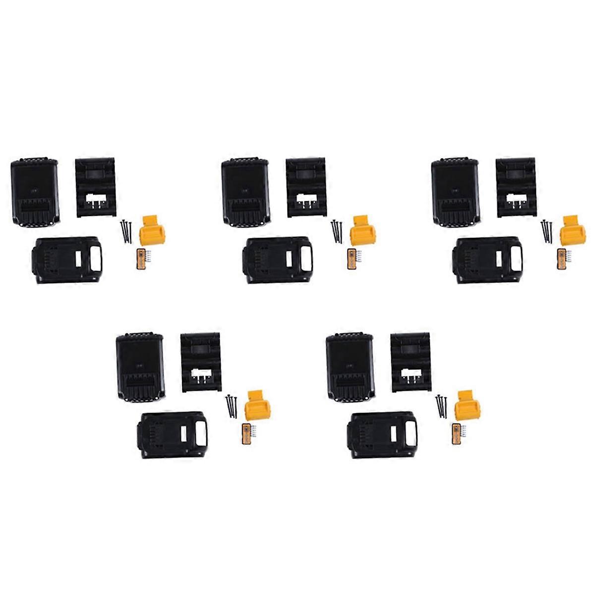 5X Battery Plastic Case (No Battery Cell ) for 18V 20V 3.0Ah 4.0Ah Li-Ion Battery
