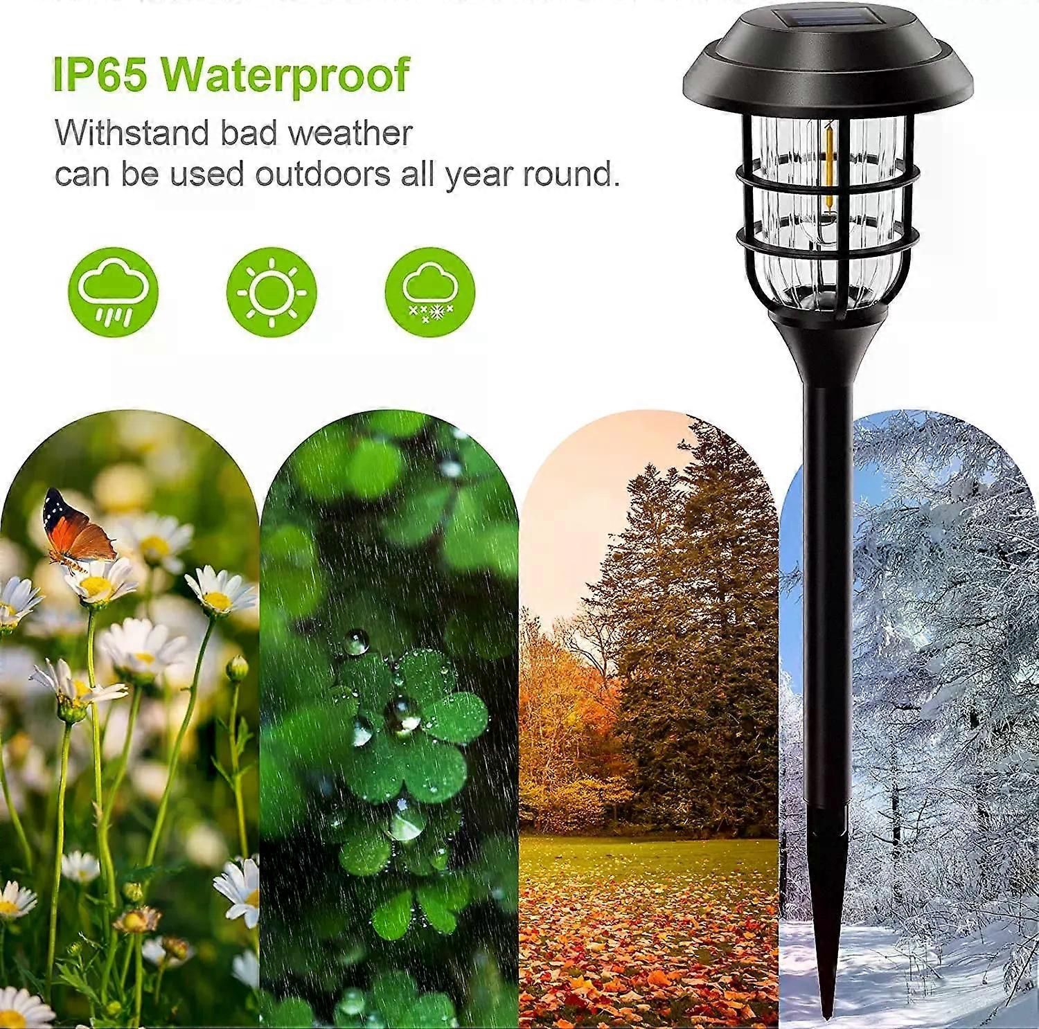 Solar Mosquito Killer LED Lamp Mosquito Repellent Fly Killer Stainless Steel Trap Rainproof Garden Insect Exterminator