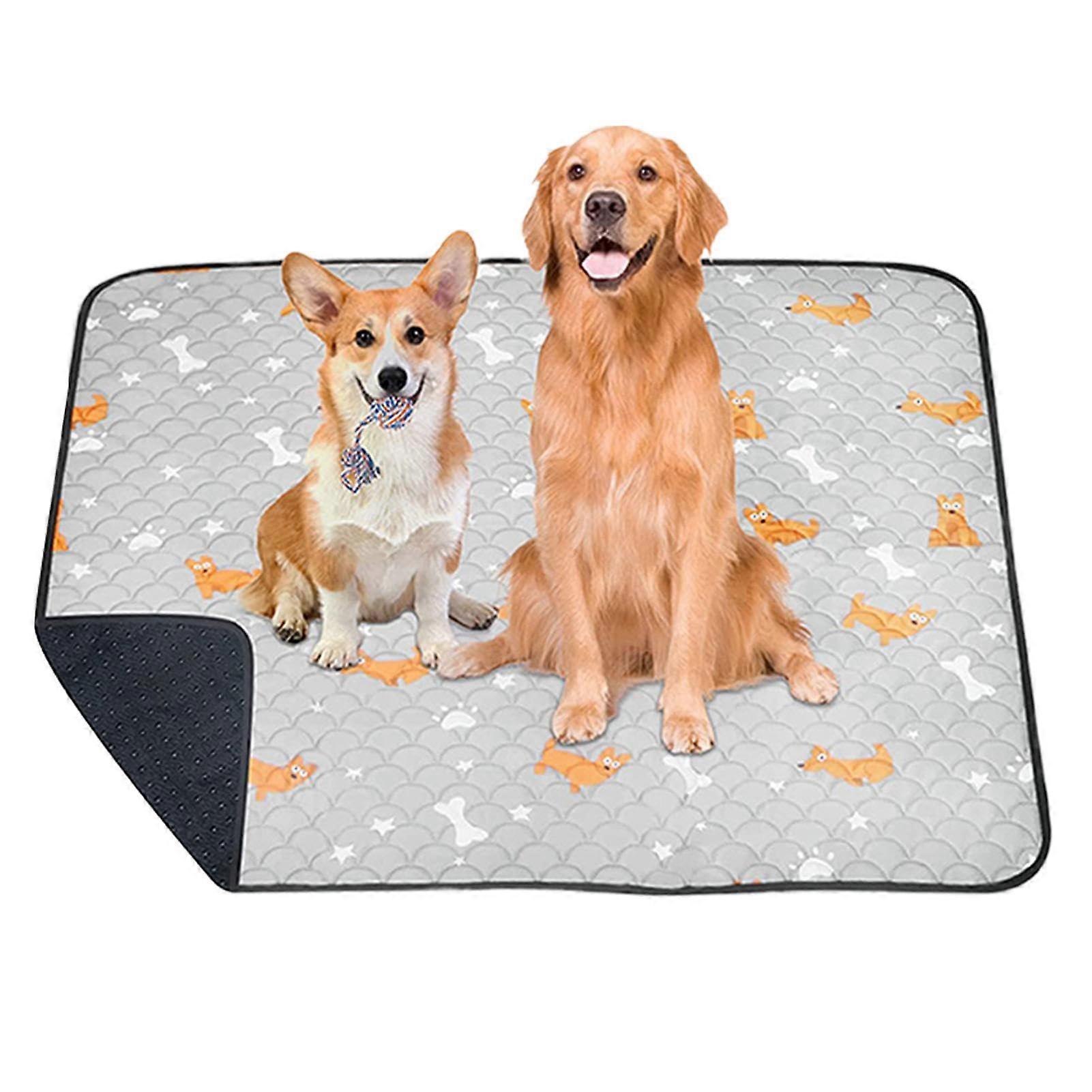 Washable Underpads – Reusable Waterproof Bed Protectors for Kids, Seniors, and Pets, Non-Slip, Bright Color, Size L