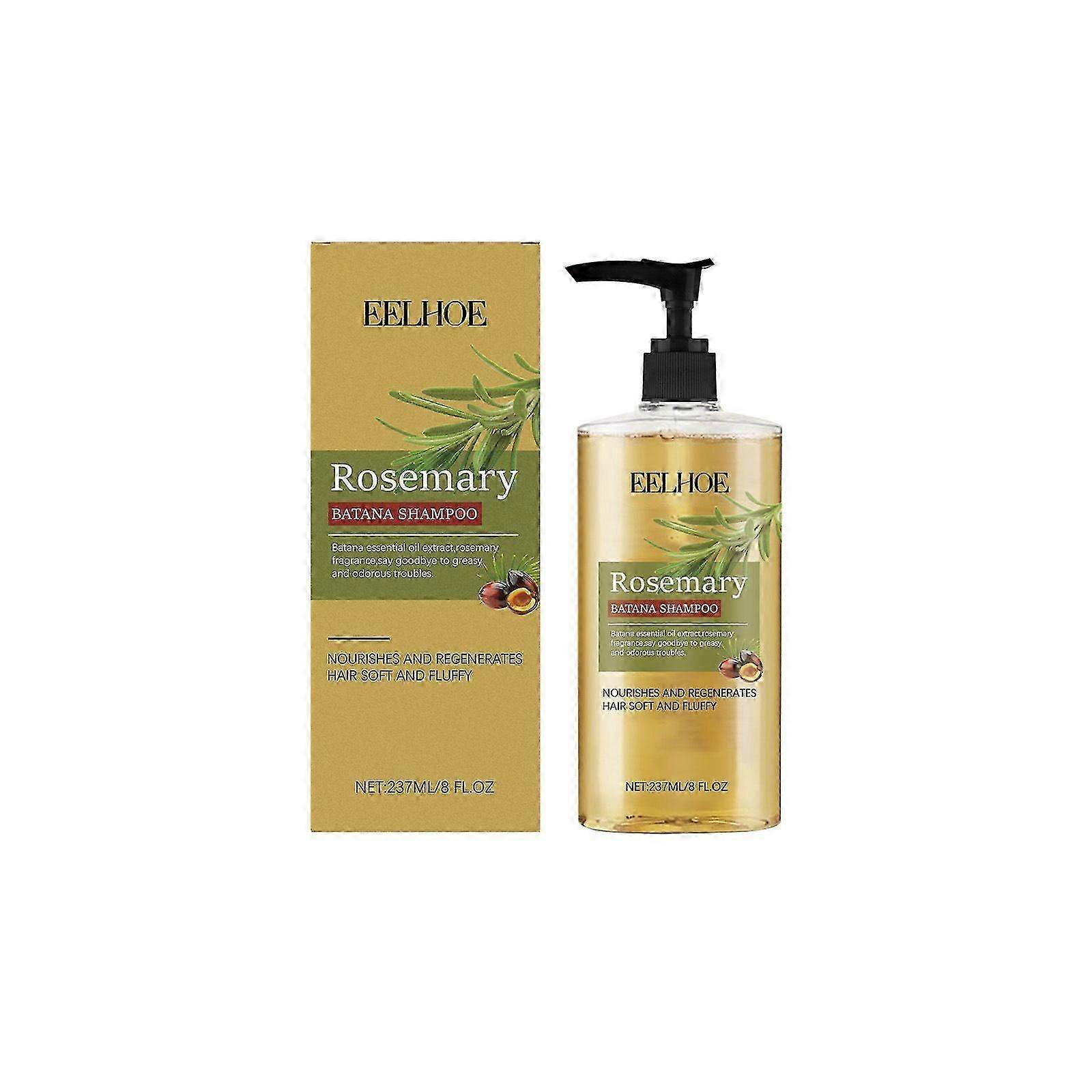 ローズマリーとバタナのエッセンシャルオイルシャンプー - 髪の成長を促進し、油分とフケをコントロールし、頭皮を落ち着かせ、輝きを取り戻し、天然クレンザー