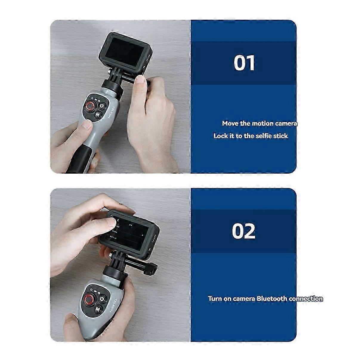 Suitable for TELESIN Underwater Selfie Stick Waterproof Diving Extendable Selfie Stick Wireless Remote Control fo-jc