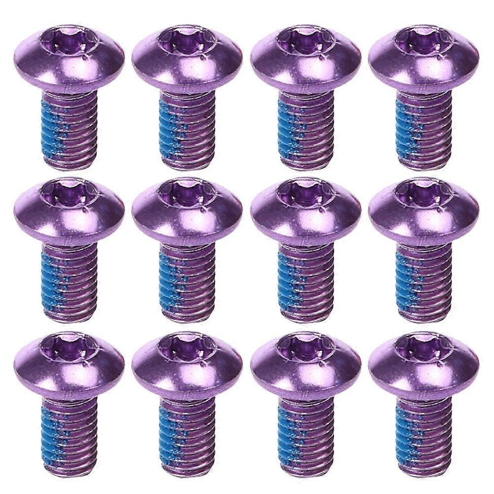 Titanium Steel Brake Screws for Mountain Bike Durable Fixing Screws Compatible with Most Disc
