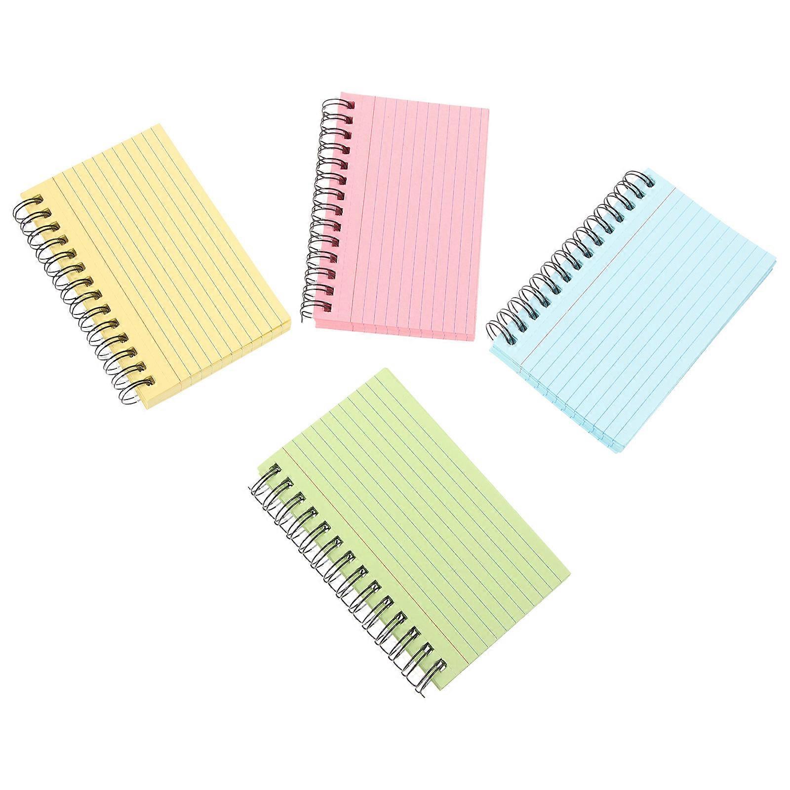 4Pcs Portable Office Notepads Multi Functional Writing Pads Thick Notebooks Note Accessories