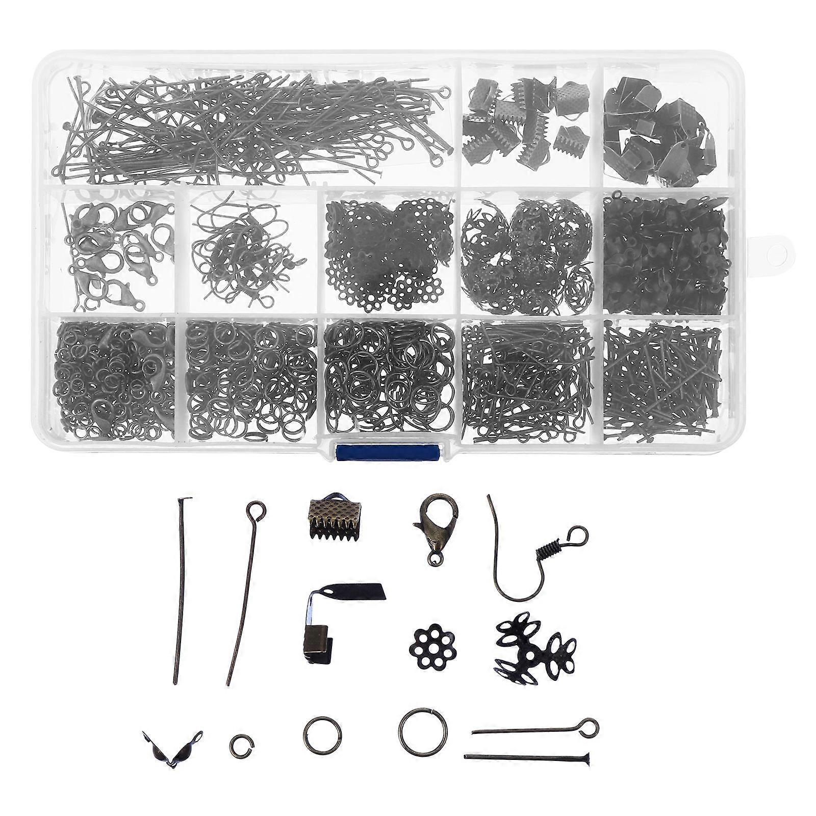 Trendy Earring Hooks One Box Daily Wear Jewelry Making Kit For Women Assorted Color Lightweight 1 Box