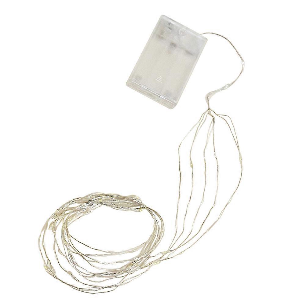 White Plastic Battery Operated LED Branch Waterfall Light for Decor Charmingly