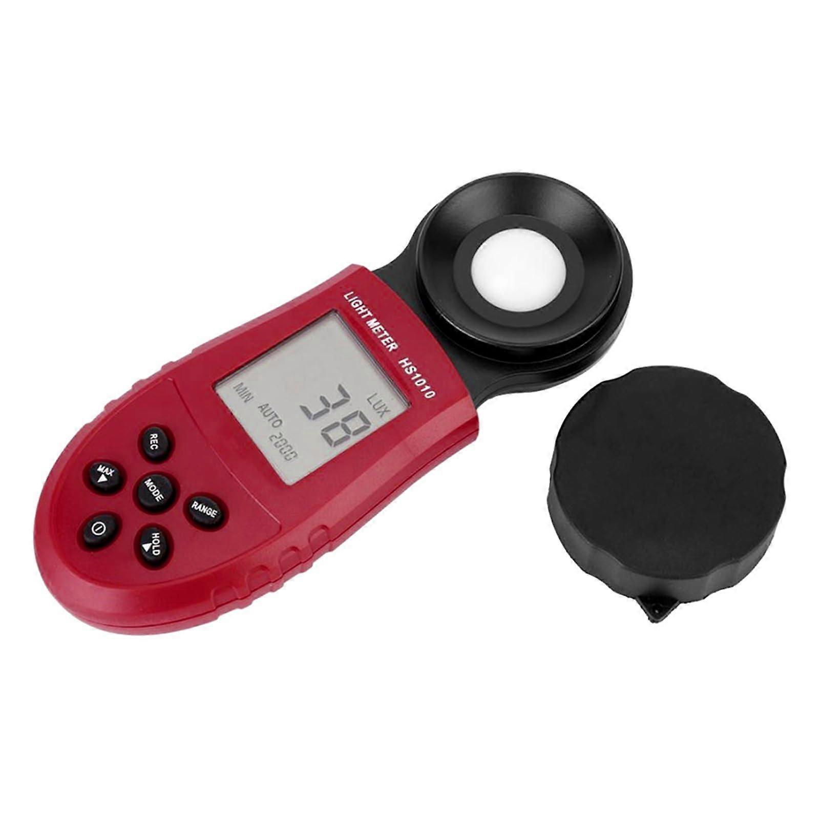 Digital Illuminance Light Meter, Auto Range, LCD Photometer, 200,000 Lux, Lux Meter, Light Intensity Tester for Industrial Laboratory Equipment