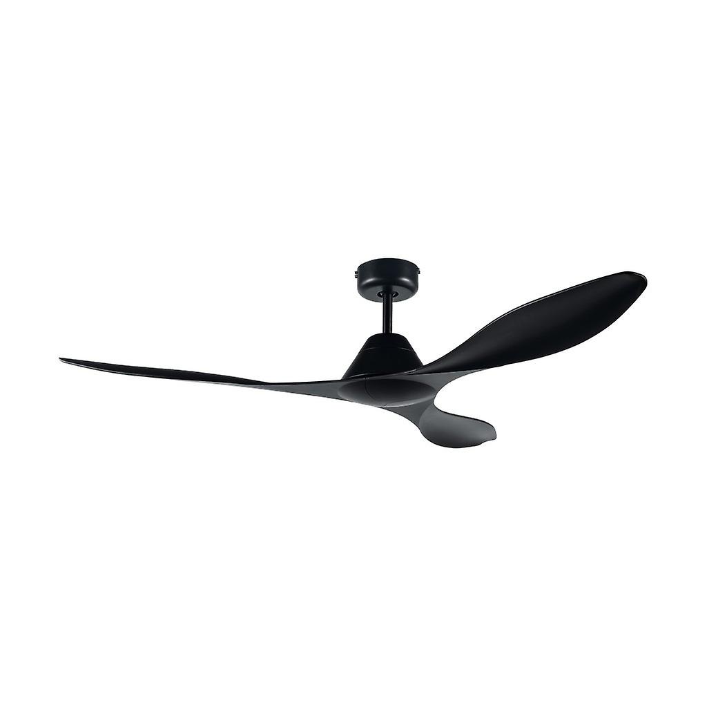 Antibes Ceiling Fan Black Matt 5 Speed, Timer, Reversible, Remote Included