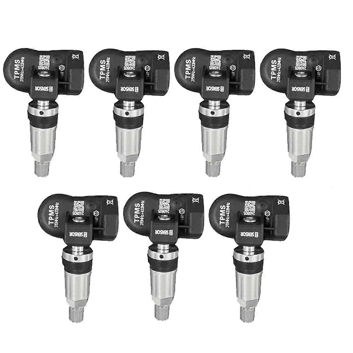 7pcs Car TPMS Sensor Programmable Tire Pressure Sensor 315MHZ+433MHz 2 in 1 for Tool TS408 TS508 IT