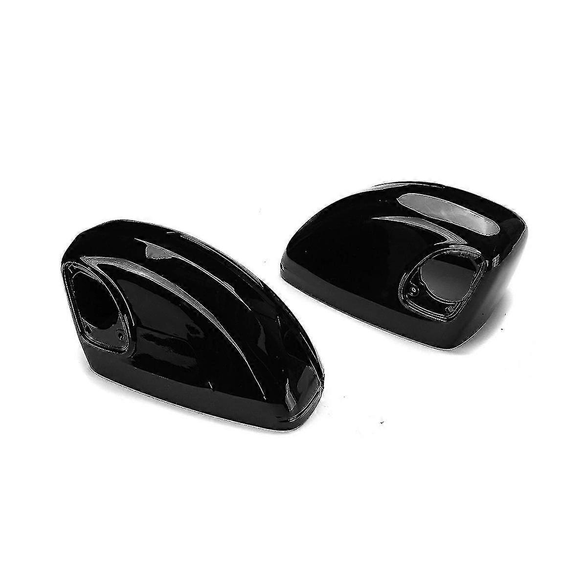 Glossy Black Door Rearview Mirror Cover Trim for TT, TTS, TTRS Mk2 Models 2007-2014