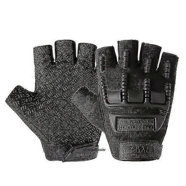 Spring Summer And Autumn Cycling Mountain Bike Short Finger Non Slip Gloves