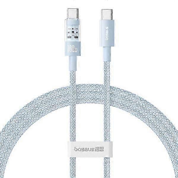 USB-C till Typ-C kabel, Supersnabb Laddning 100W, 2m - Baseus Gem
